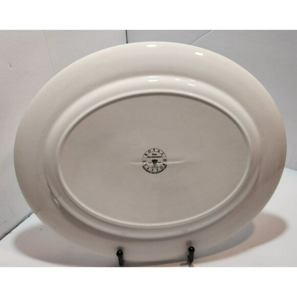 Vtg Royal Stafford Fine Earthenware "Portsmouth" Ivory Platter - Picture 2 of 7